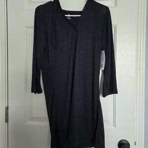 Shear black Swim coverup NWT
